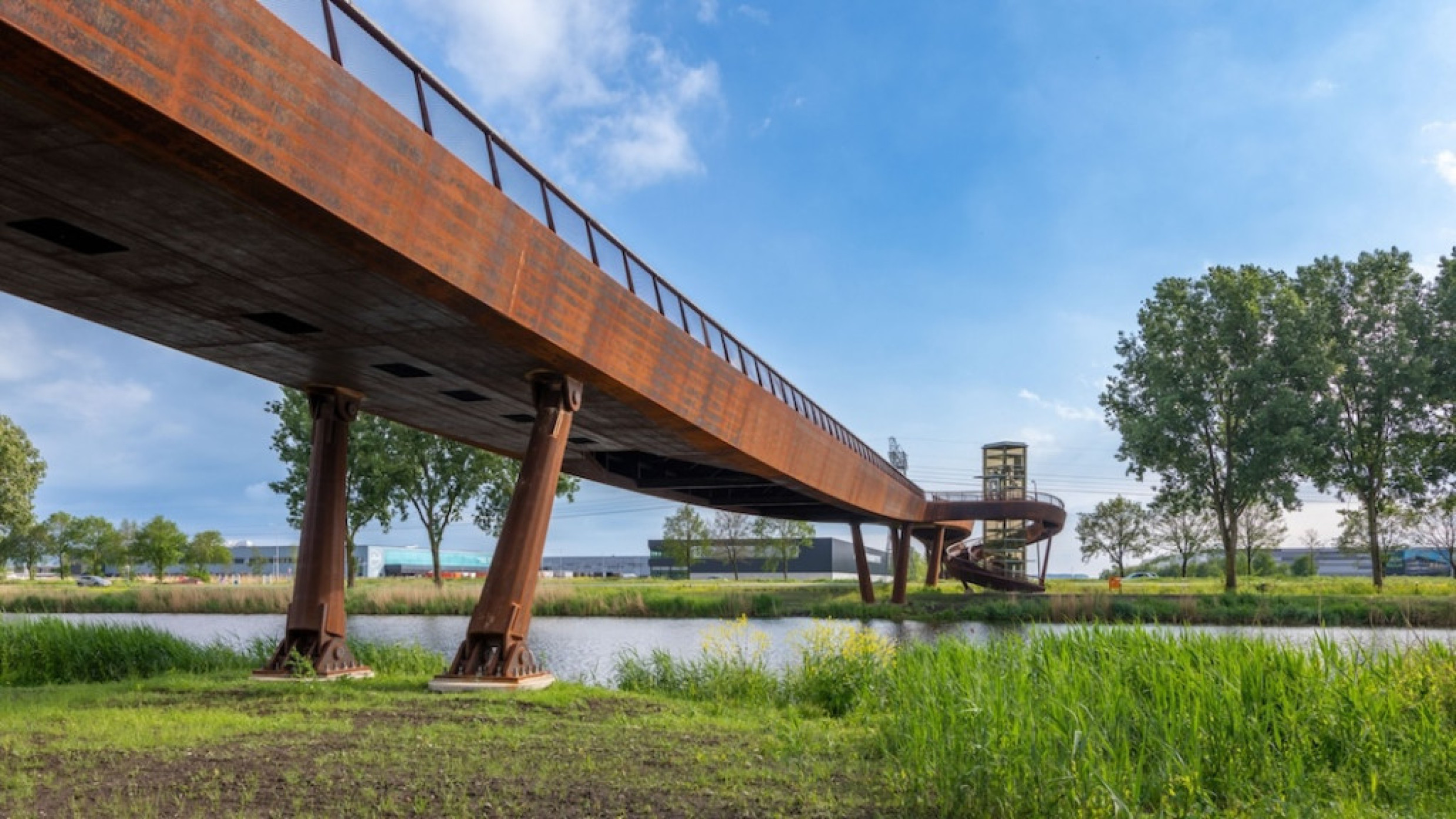 Cirkelbrug, Almere (wUrck, © Thea van den Heuvel).