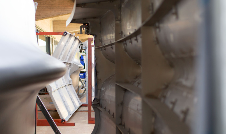 Verstijfde huidconstructie van de bekleding