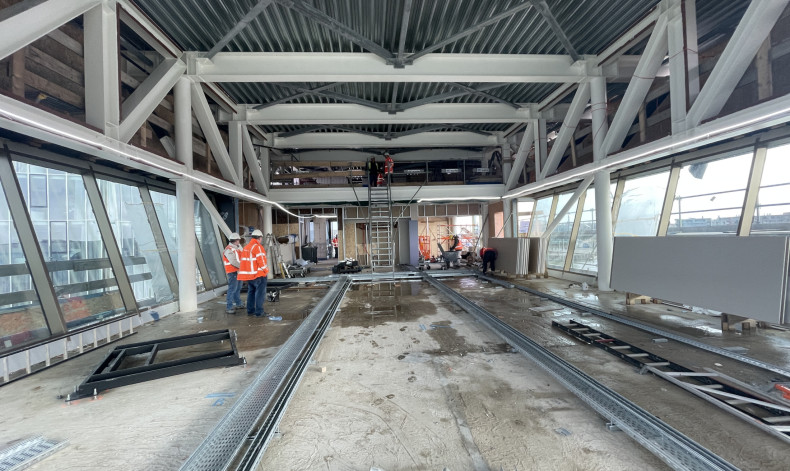 Interieur bedienzaal tijdens uitvoering (bron: VANDELUNE)