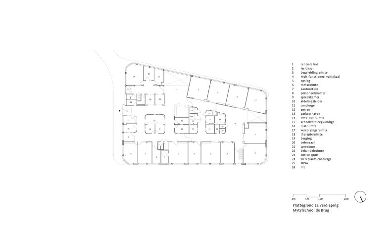 begane grond Mythylschool, beeld: DP6