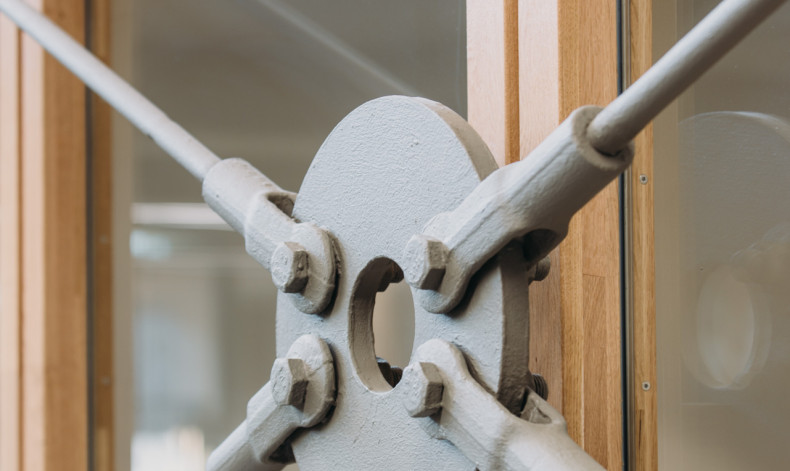 Detail staalcontructie
